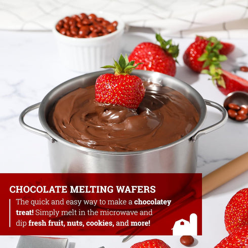 2LB (Pack 1) Hoosier Hill Farm Chocolate Melting Wafers