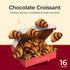 16-pack Chocolate Croissant Gift Box | Nut & Dairy Free Baked Goods | Gourmet Food Gifts for Adults | OU Kosher