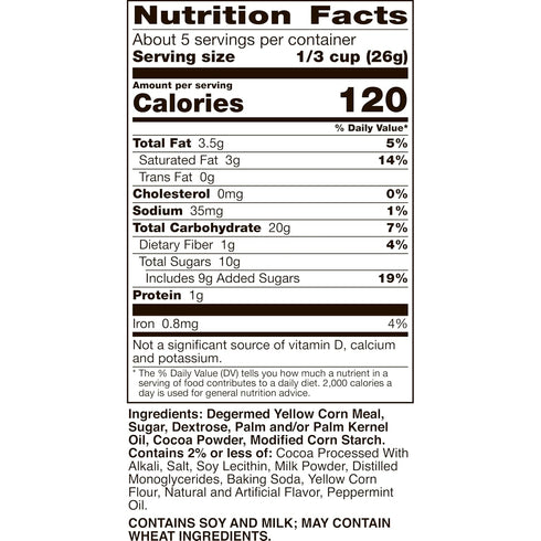 4.5 Oz (Pack 7) Chex Mix Muddy Buddies, Mint Chocolate
