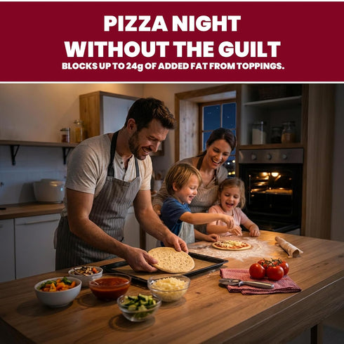 7.5" 12-Count., (4-Packs 3) WiO SmartFoods Pizza Crusts, Low-Carb, Protein-Rich Pizza Dough, Keto-Friendly, Fat-Free