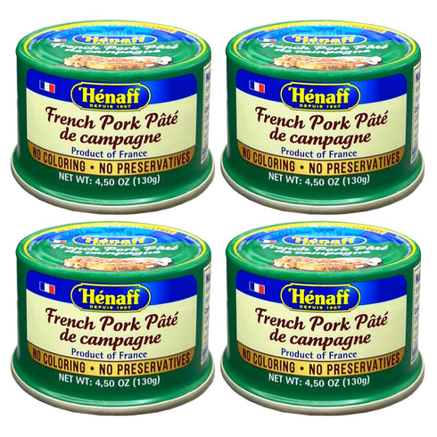 Hnaff Henaff French Pork Pate de campagne, Country Pate - 130 grams (4