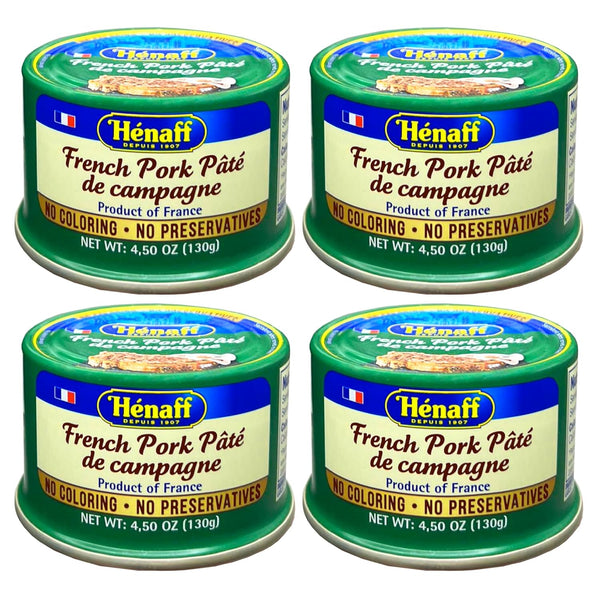 Hnaff Henaff French Pork Pate de campagne, Country Pate - 130 grams (4