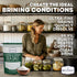 5 lb Pickling and Canning Salt, Curing for Natural Preserving, Non-Iodized and Kosher Fine Brining Sea Salt, Bag
