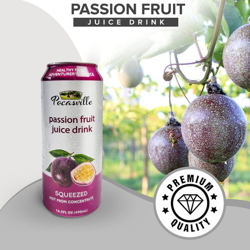 Pocasville 16.5 12 Fruit Juices, Squeezed not form Concentrate, Fluid Ounce Can (Mix, cans)