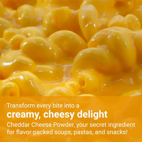 2lbs Cheddar Cheese Powder with Whey Protein Concentrate, | Made from Real Raw Cheese | Authentic Sharp Flavor | All
