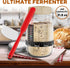 31.8 oz Ultimate Sourdough Starter Jar Kit - Reusable Jar for Easy Bread Baking - Perfect to Make Your Sour Dough