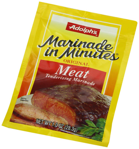 Adolph's 1 Oz (Pack 24) Marinade In Minutes Original Meat Tenderizing Marinade