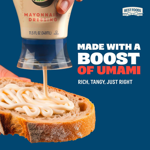11.5 oz 1 Hellmann's Japanese-Inspired Tangy & Savory Mayonnaise Dressing for Sushi, Poke Bowls & More, Japanese Style