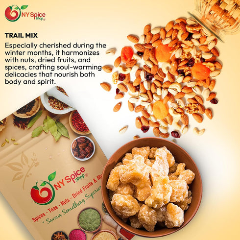 3 NY Spice Shop Afghan Jaggery Gur - Pound Natural Sugar Cane Sweetener and Date Palm Style Sweetener - Traditional