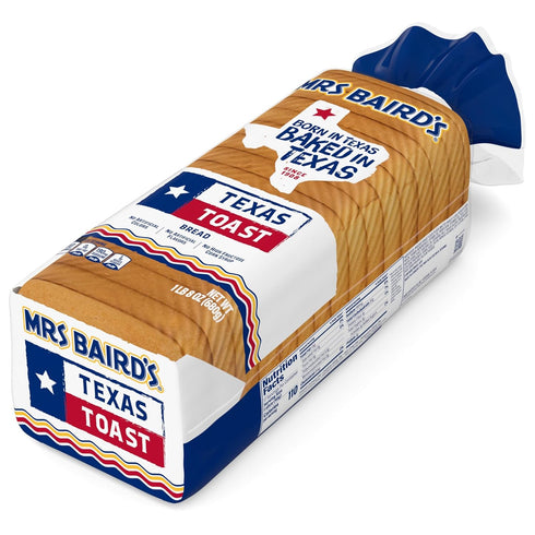 MRS BAIRD'S 24 oz Texas Toast Bread, Original White Bread, Bag