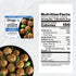 16g 10 oz Amylu Foods Sea Salt & Cracked Black Pepper Chicken Meatballs, Natural Ingredients, of Protein, Chicken