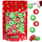 Fruidles Christmas Red and Green Jelly Wreaths Gummy, Gluten-Free, Fun & Festive