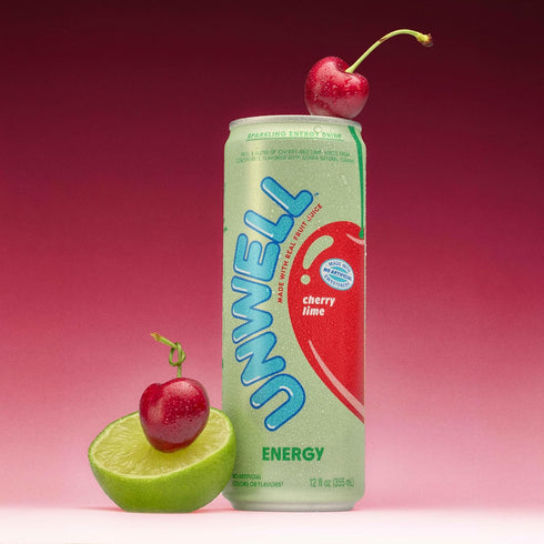 12x12oz Unwell Energy RTD Cherry Lime