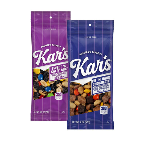 Kars Nuts Variety Pack Trail Mix Snacks - Sweet 'N Salty Mix,