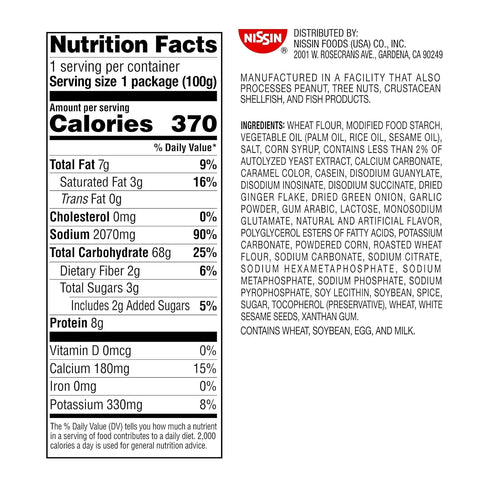 3.53 (Pack 6) Nissin RAOH Ramen Noodle Soup, Tonkotsu, Ounce