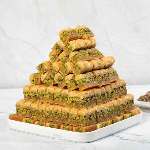 6 Pack (3 Pack) (Pack 6, Snacklava Pistachio Baklava Bites - Pieces per - No Artificial Ingredients, Colors