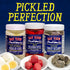 0g 6g (64oz, Bay View Pickled Eggs, No Artificial Ingredients, Gluten Free, Sugar, Protein, Fresh Grade A Eggs, Boiled