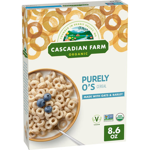 Cascadian Farm, Cereal Purely O's Organic, 8.6 Ounce