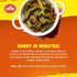 (Pack 6) MTR - Bhindi Masala - Fried Okra in Spiced Gravy - Authentic Indian Ready To Eat Meal - Plant-Based, Delicious