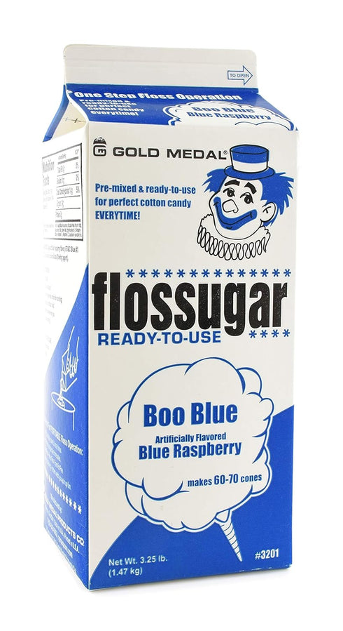 52 oz 1/2 2 Pack Gold Medal Variety Candy Flossugar (Blue Raspberry and Pink Vanilla) , - Gallon