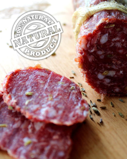 2 10oz Fortuna's Finocchiona Dry Salami - Nitrate-Free Artisanal Charcuterie with Natural Fennel - Gluten-Free