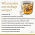30 4g DelighTeas Organic Digest & Detox CCF Tea | Eco-friendly, Compostable Pyramid Tea Bags | Ayurvedic Cumin