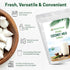 1 lb Z Natural Foods Organic Coconut Milk Powder - All-Natural Vegan Dairy-Free Alternative with MCTs - Unsweetened
