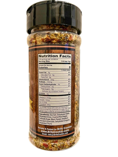 Britscookin Garlic & Herb Seasoning, 4.5 oz, Pack of 1