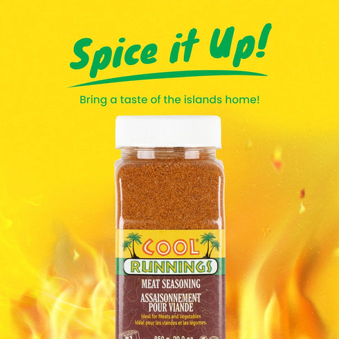 850g Cool Runnings USA Meat Seasoning - Robust and Flavorful Blend for Marinating, Roasting, and Grilling Beef, Pork