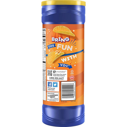 60.5 (Pack 11) Lay's Stax Potato Crisps, Cheddar, Ounce