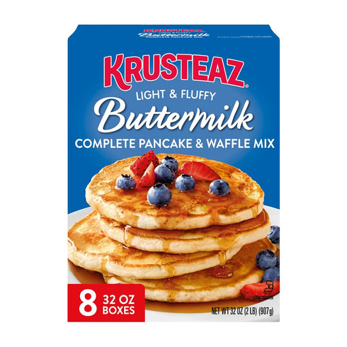 Krusteaz Light and Fluffy Buttermilk Complete Pancake Mix, Waffle and Pancake Mix,