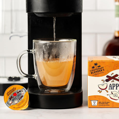 12 Lt. Blender's Apple Cider K'Tails - K-Cup Compatible or Mix by Hand Single-Serve Non-GMO Apple Cider Drink Mix