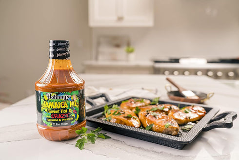 32 Oz Johnny's Sweet Hot & Crazy Dressing, Fl.