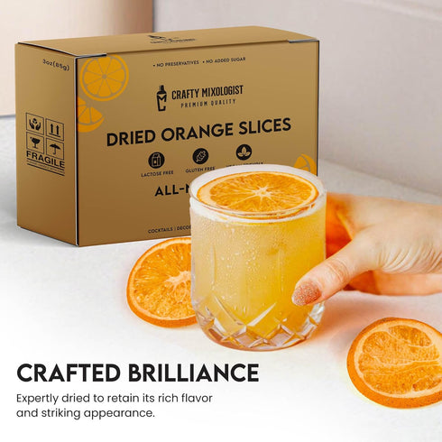 3oz/85gm 23 37 Dried Orange Slices to Pcs, Dehydrated Fruit For Cocktails, Dehydrated Oranges, Cocktail Garnish