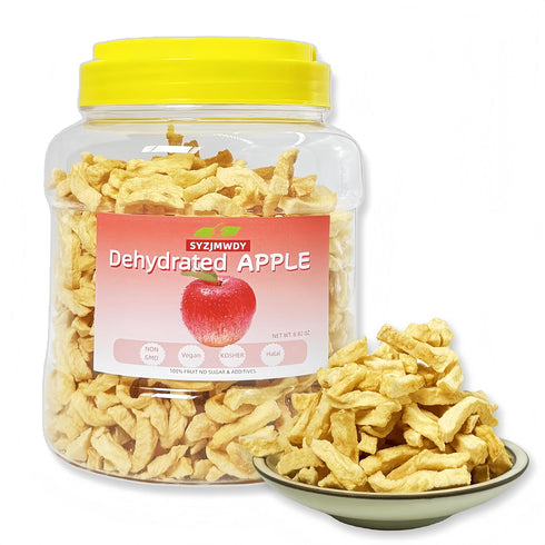 SYZJMWDY Dried Fuji Apple strips Pure Real Fruit, No Sugar Added, Dehydrated Wholesome