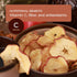 2.5 OZ (4 100% Premium Dried Apple Slices Dehydrated Apples - Bags) - Natural Gluten Free Fruit Snacks Made in US Dried