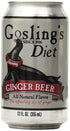 Gosling's Pack Pack 24, 12 oz 12 Stormy Ginger Beer Soda Variety , of Cans, cans of each: Regular and Diet