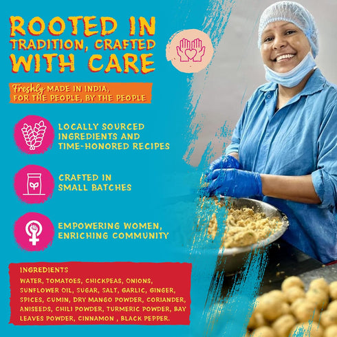 10 6-Pack Truly Indian Curried Chickpeas (Chana Masala) Ounce | Authentic Traditional Indian food | Made Fresh in India