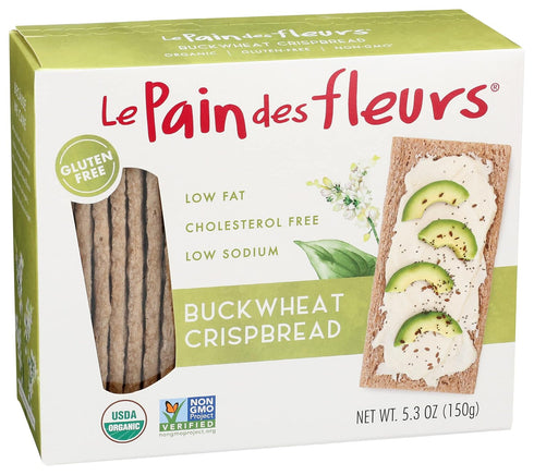 Le Pain des Fleurs Buckwheat Crispbread, 5.3 Ounce