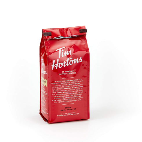 100% 12 (Pack 6) Tim Hortons Original Blend, Medium Roast Ground Coffee, Perfectly Balanced, Always Smooth, Made