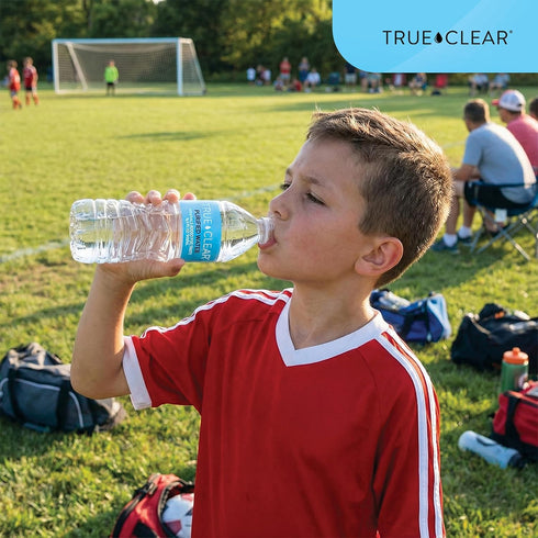 16.9 oz 24Pack, True Clear Purified Drinking Water, fl Bottles, BPAFree, Recyclable, Perfect for Lunches