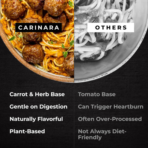 25oz (Pack 1) CARINARA Tomato-Free Pasta Sauce Carrot-Based Marinara Alternative with Garlic, Onion & Basil - Vegan
