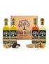 Viva Oliva Set 60ml (2oz) 100% Gourmet Oil Variety Sampler - Gift with four bottles - White Truffle, Black Truffle