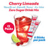 18 "Sonic Cherry Limeade Singles to Go Powdered Drink Mix - Sticks Total - Convenient and Refreshing On-the-Go