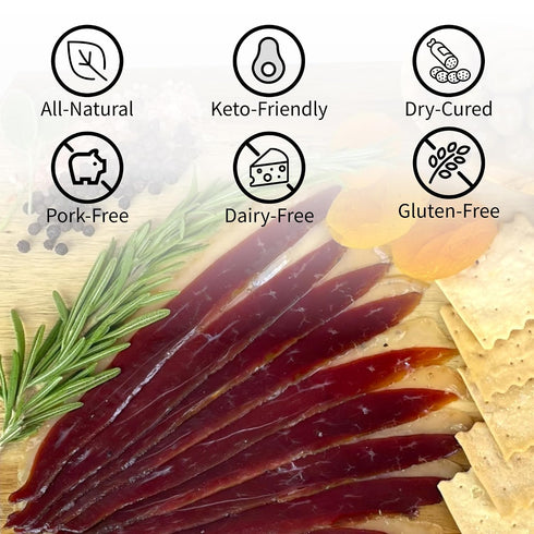 2 oz Angel's Salumi Pre-Sliced Dry-Cured Duck Breast "Prosciutto" Gourmet Artisanal Charcuterie Humanely Raised