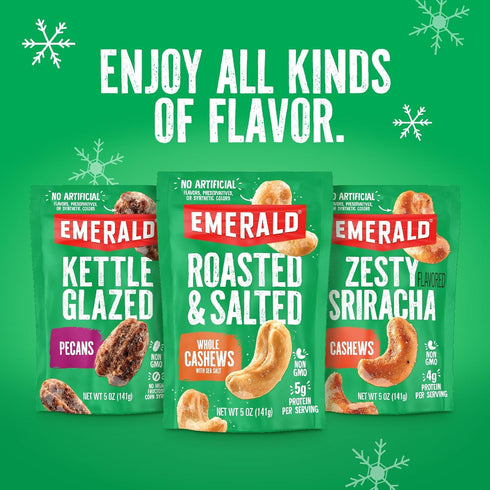(1-Pack) 5oz Emerald Nuts Cinnamon Toffee Pecans | Resealable Bag | Kosher Dairy Certified, Non-GMO, Contains No