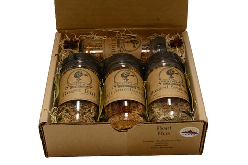 High Plains Spice Company Beef Box Gift Set of 4 ~ Gift Set by ~ Gourmet