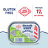 3.75 oz (Pack 12) 12g Beach Cliff Wild Caught Sardines in Soybean Oil with Hot Green Chilies, Can of - Protein per