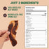1lb 5oz Pack Grazly Beef Brisket Slab Steakhouse Quality | Grass-Fed & Finished | Only Meat & Salt, Soft & Buttery