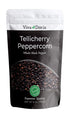 Viva Doria Tellicherry Peppercorn, Whole Black Pepper, Steam Sterilized, 6 Oz for Grinder Refill